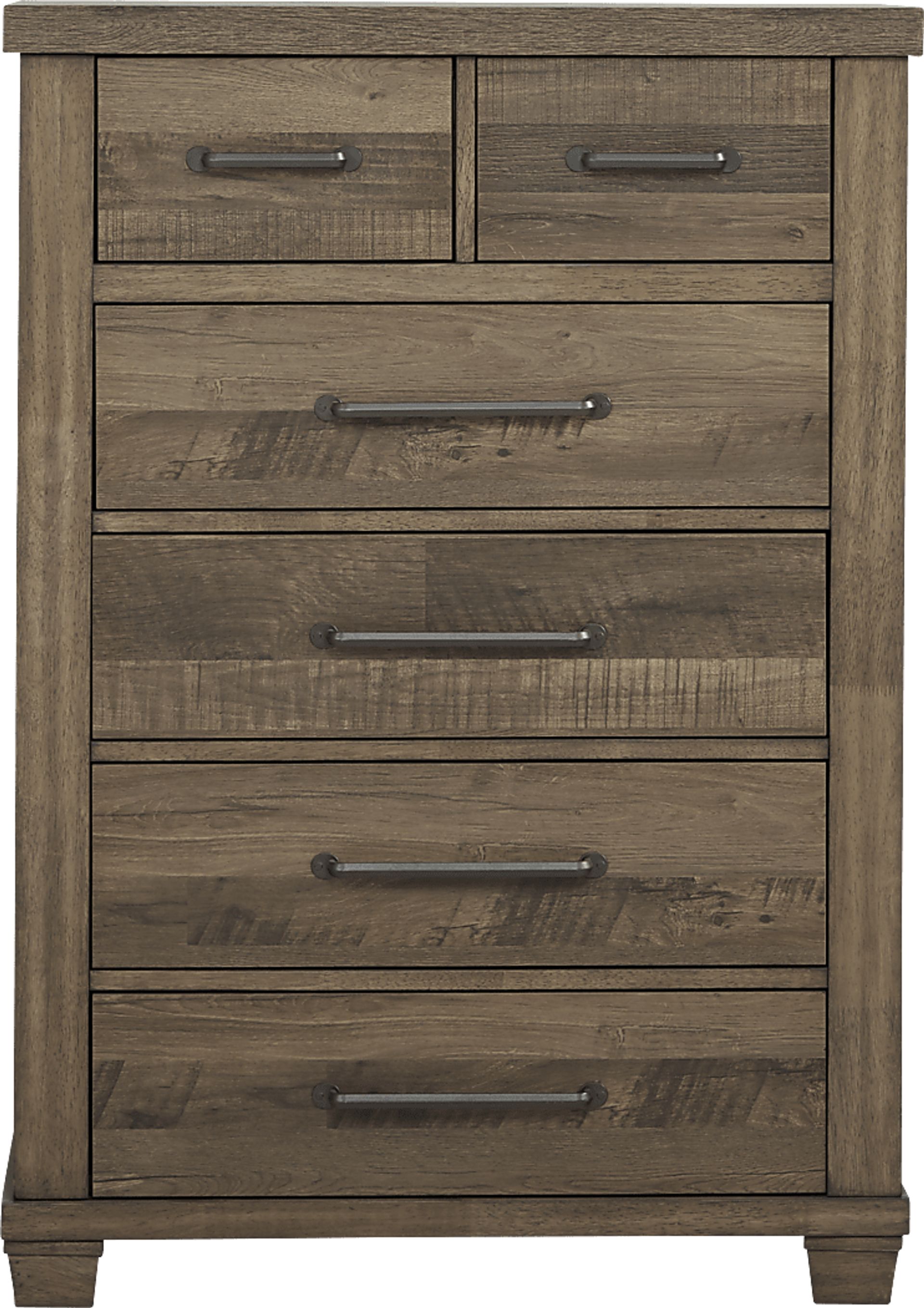 Woodcreek Brown 5 Pc King Panel Bedroom - Image 5