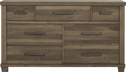 Woodcreek Brown 7 Pc Queen Panel Bedroom