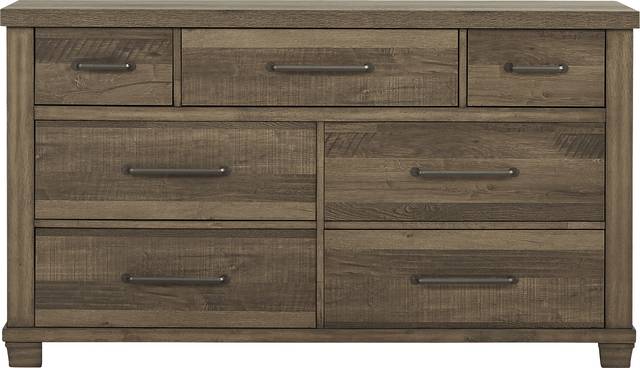 Woodcreek Brown 5 Pc King Panel Bedroom - Thumbnail - Image 5