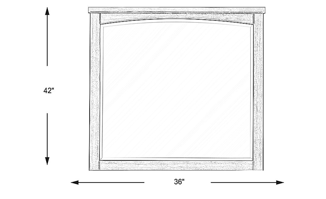 Woodcreek Brown Mirror