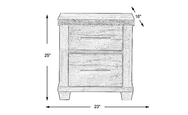 Dimension Image. Please refer to the Dimension Tab on this page for dimension details.