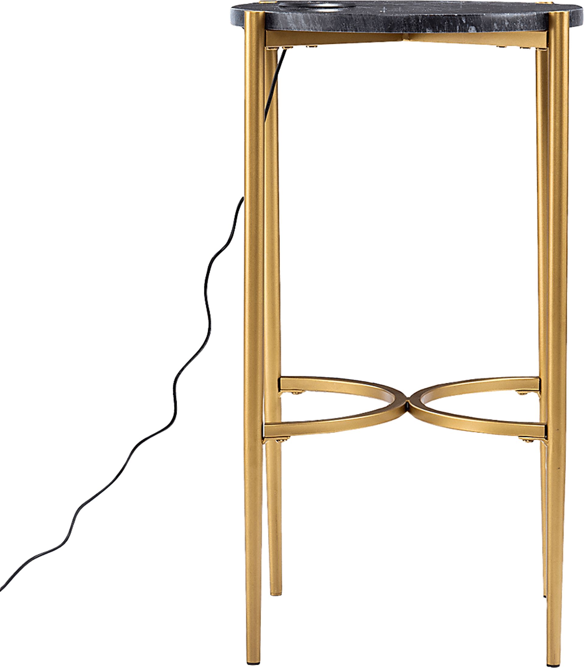 Woodcroft Black Accent Table - Image 3