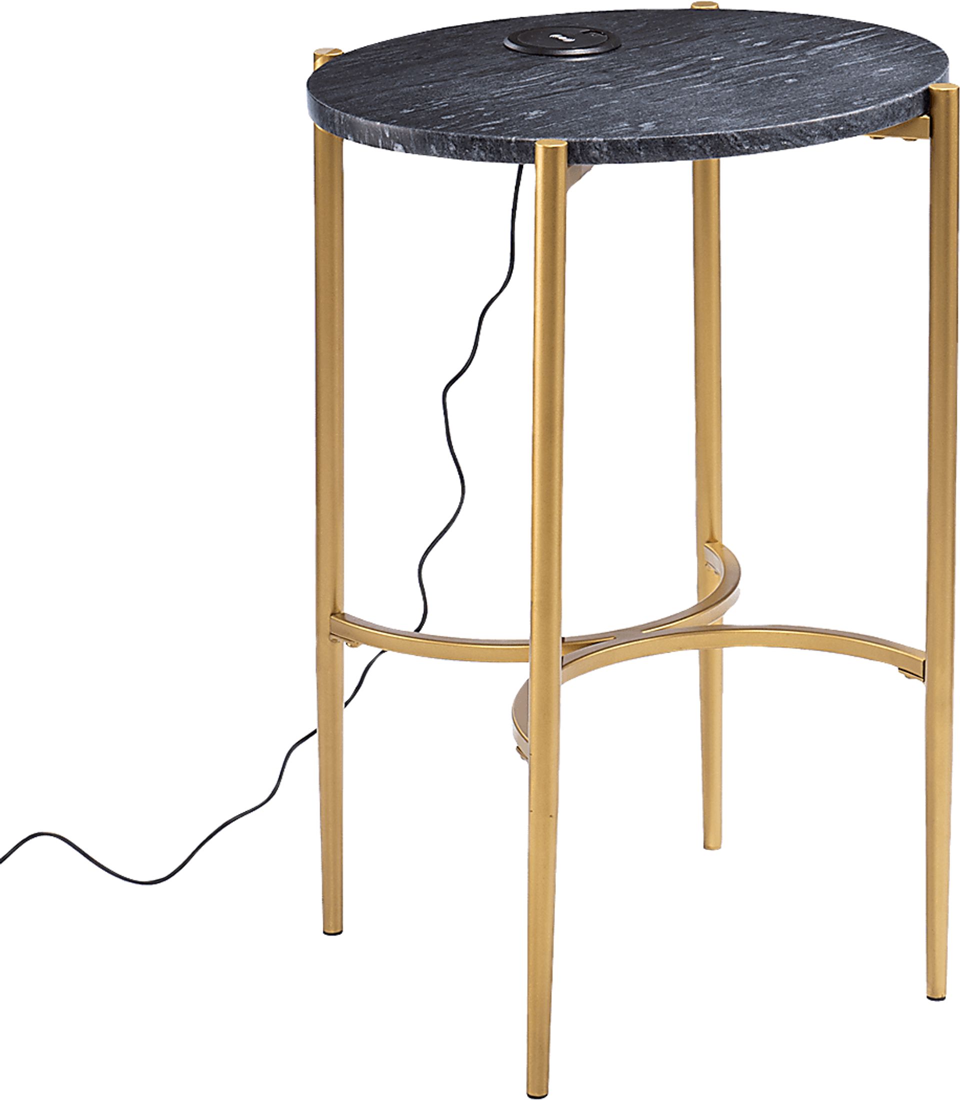 Woodcroft Black Accent Table - Image 1