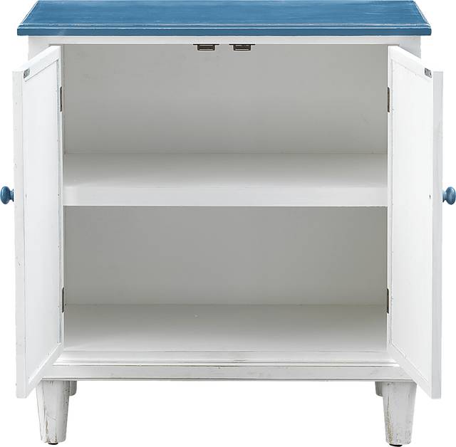 Woodfern White Accent Cabinet - Thumbnail - Image 3