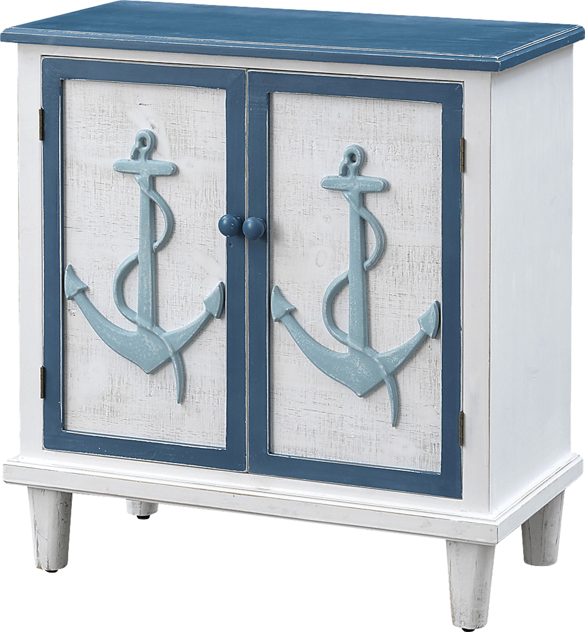 Woodfern White Accent Cabinet - Image 1