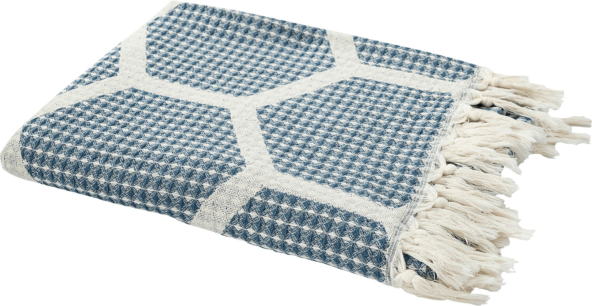 Woodgaler Blue Throw Blanket - Image 3