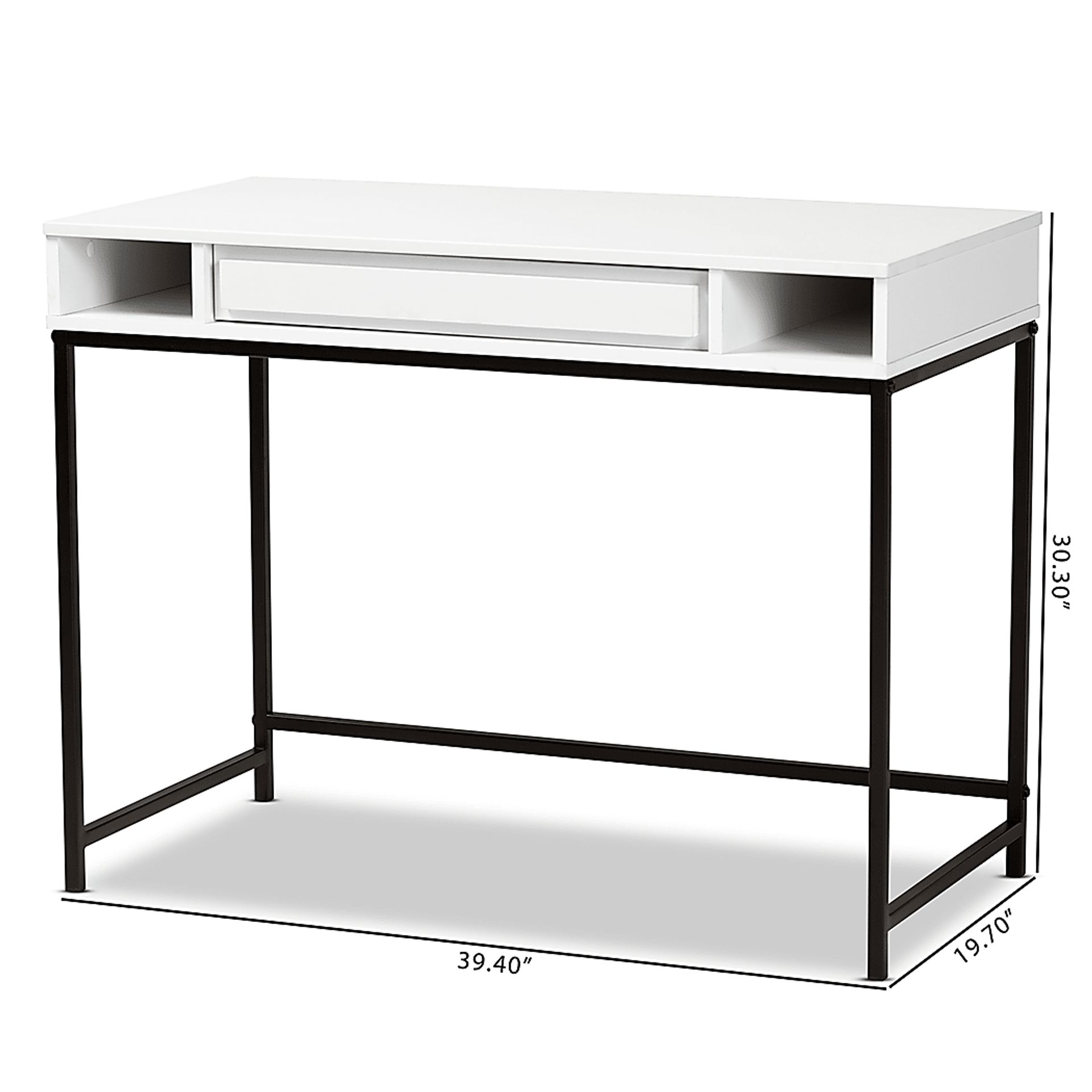 Woodglen White Desk - Image 9
