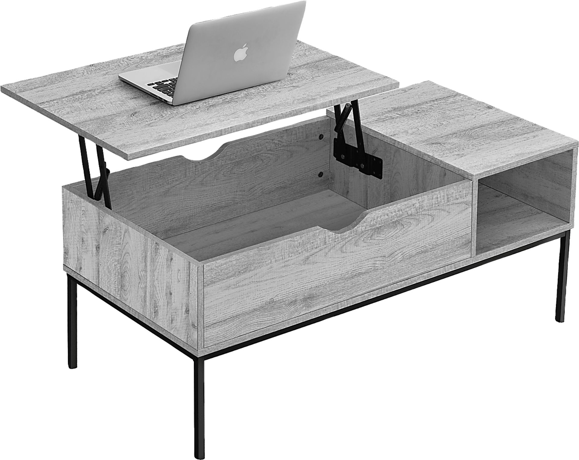 Woodglynn Gray Lift Top Cocktail Table - Image 14