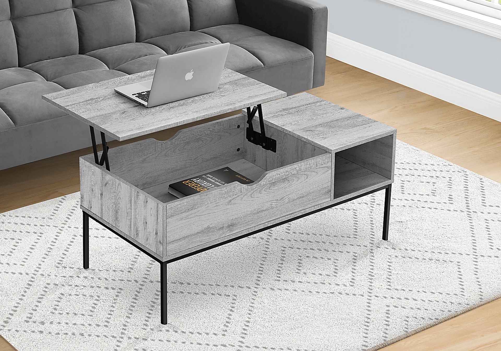 Woodglynn Gray Lift Top Cocktail Table - Image 3