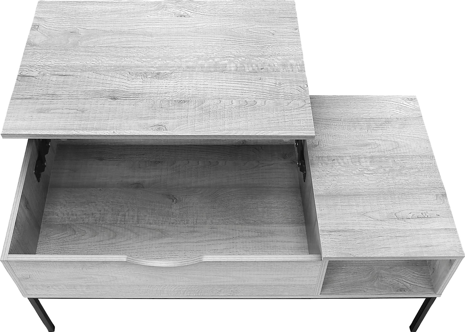 Woodglynn Gray Lift Top Cocktail Table - Image 7