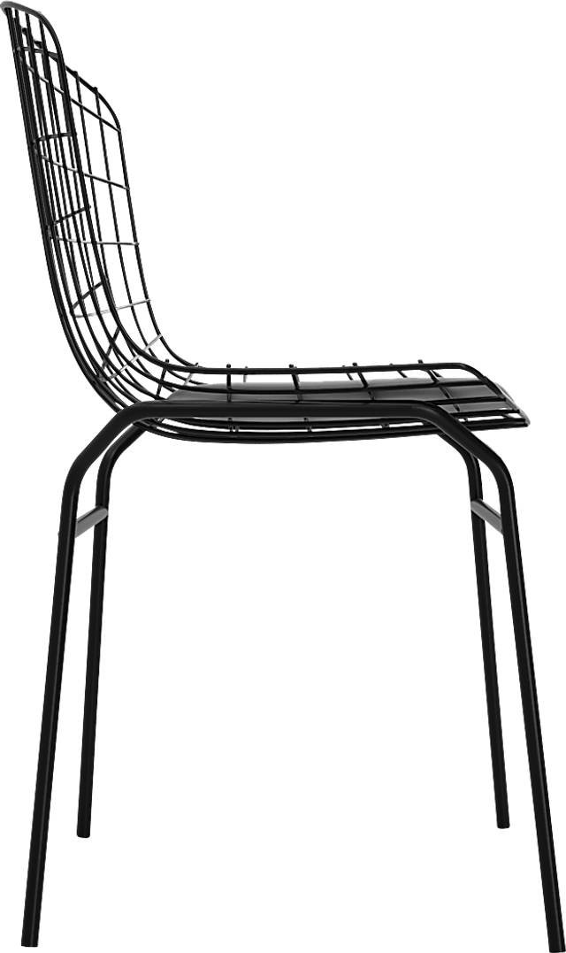 Woodhue Black Side Chair, Set of 2 - Thumbnail - Image 4