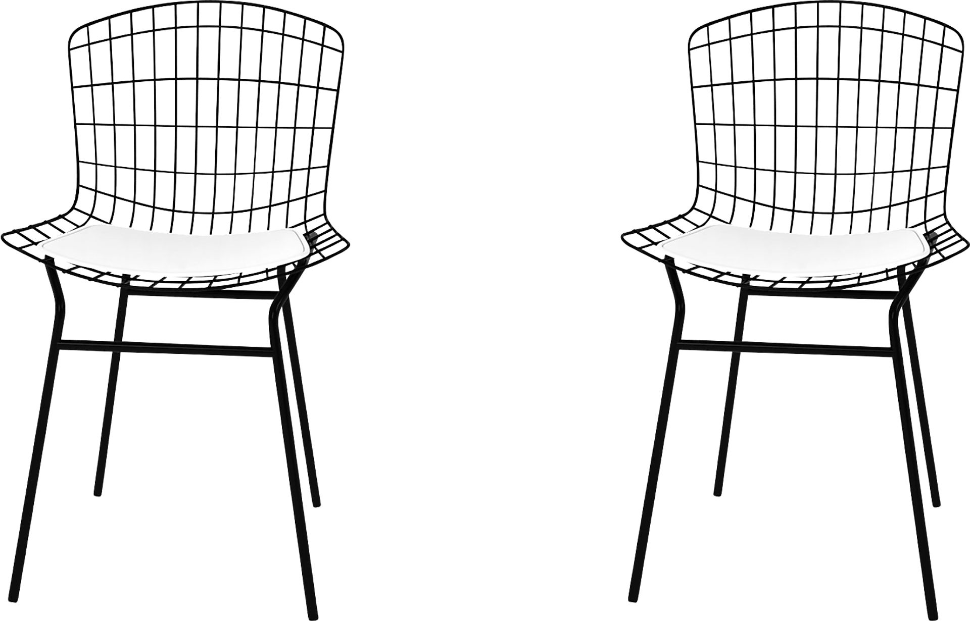 Woodhue White Side Chair, Set of 2 - Image 1