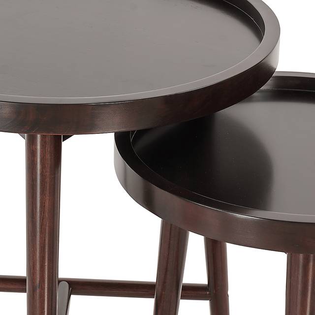 Woodhull Ebony Nesting Tables, Set of 2 - Thumbnail - Image 3