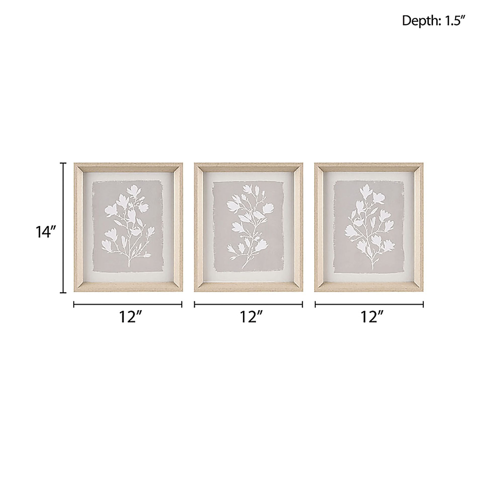 Woodhut Beige Wall Decor, Set of 3 - Image 10