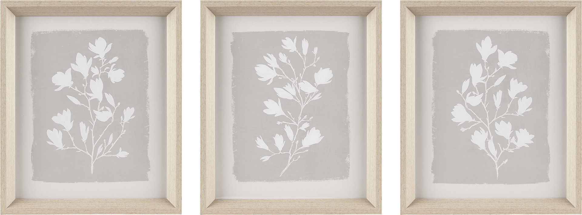 Woodhut Beige Wall Decor, Set of 3 - Image 1