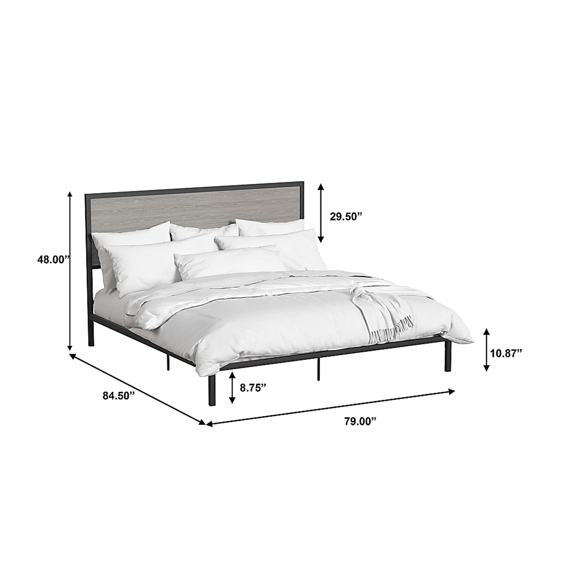 Woodington Brown King Bed - Image 8