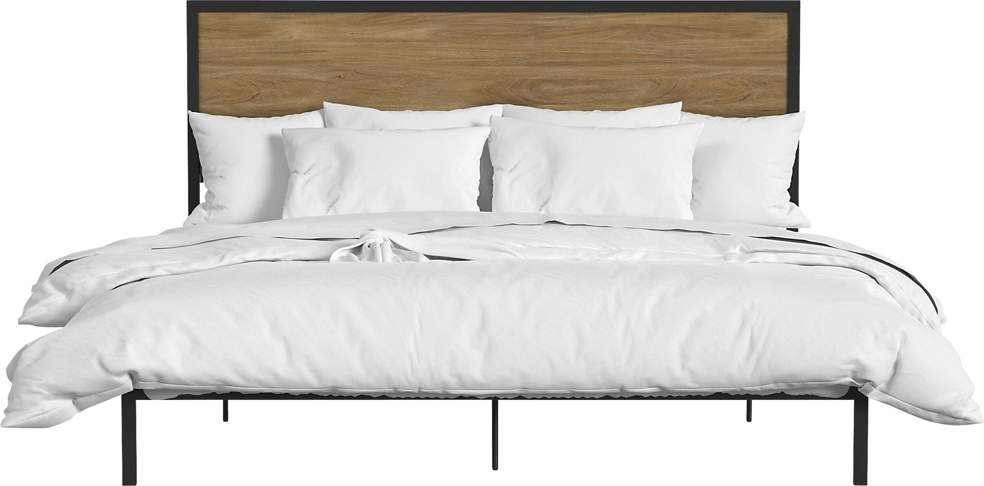 Woodington Brown King Bed - Image 1