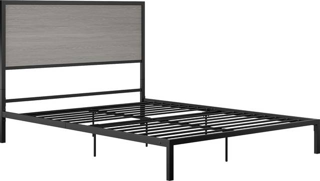Woodington Gray Queen Bed - Thumbnail - Image 1