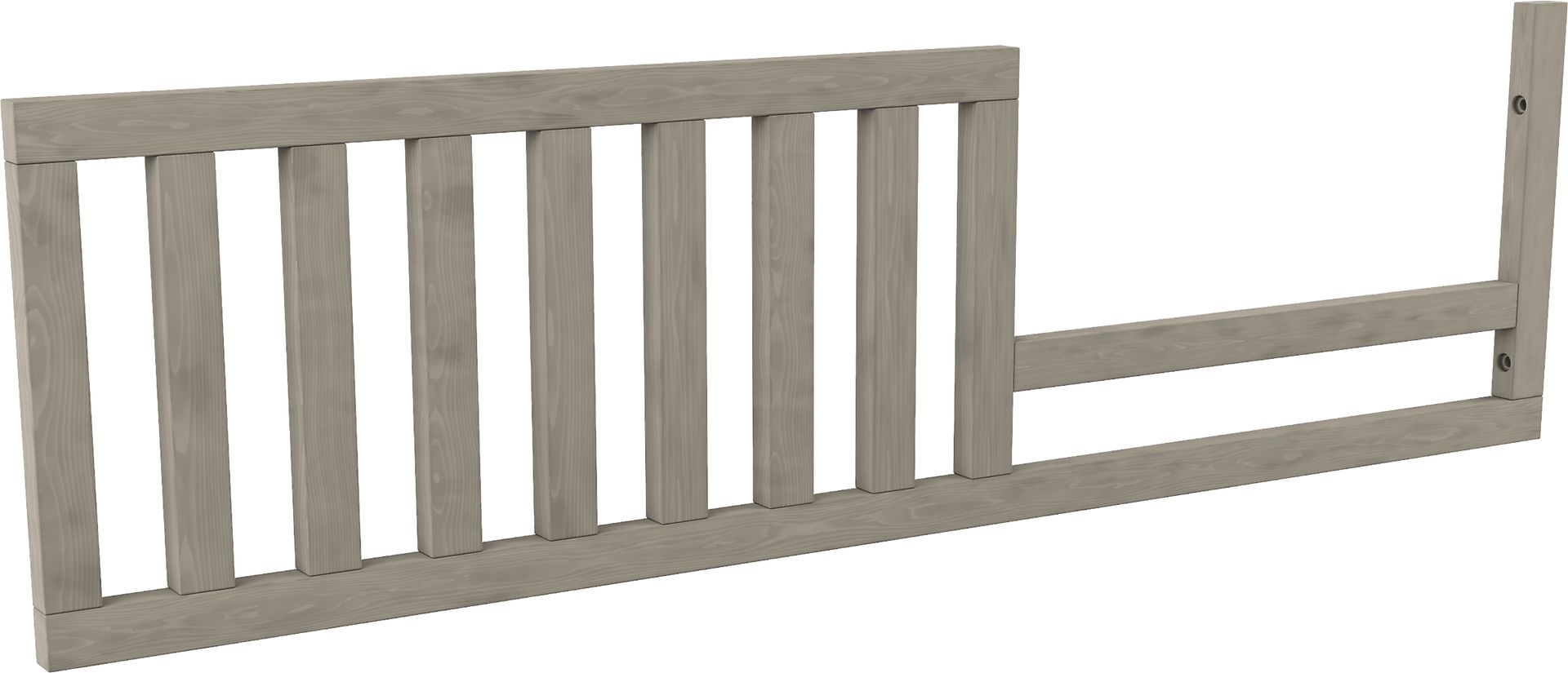 Kids Woodland Adventures Classic Gray Nursery with Toddler & Conversion Rails - Image 17