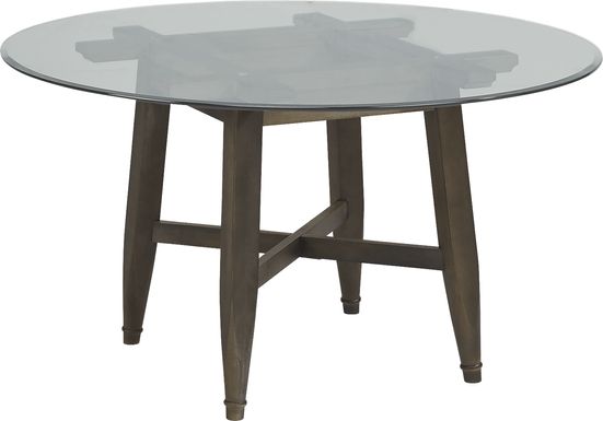 Woodland Avenue Brown 48 in. Round Dining Table