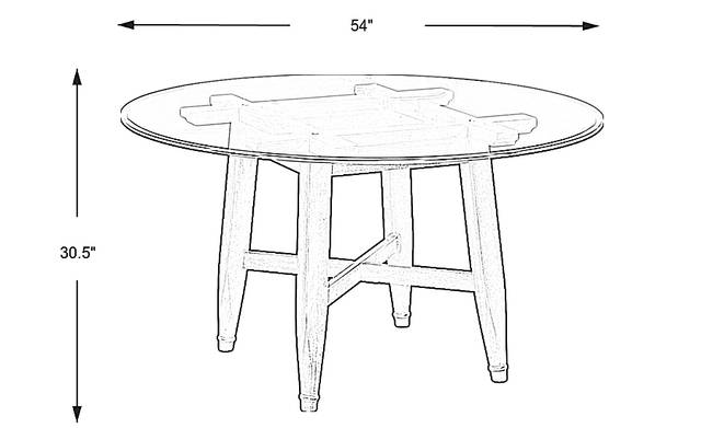 Dimension Image. Please refer to the Dimension Tab on this page for dimension details.