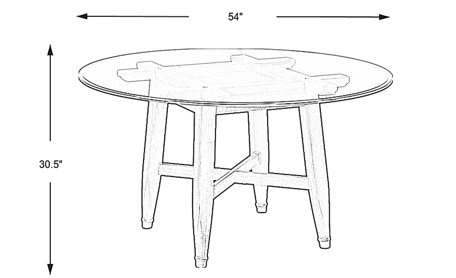 Dimension Image. Please refer to the Dimension Tab on this page for dimension details.