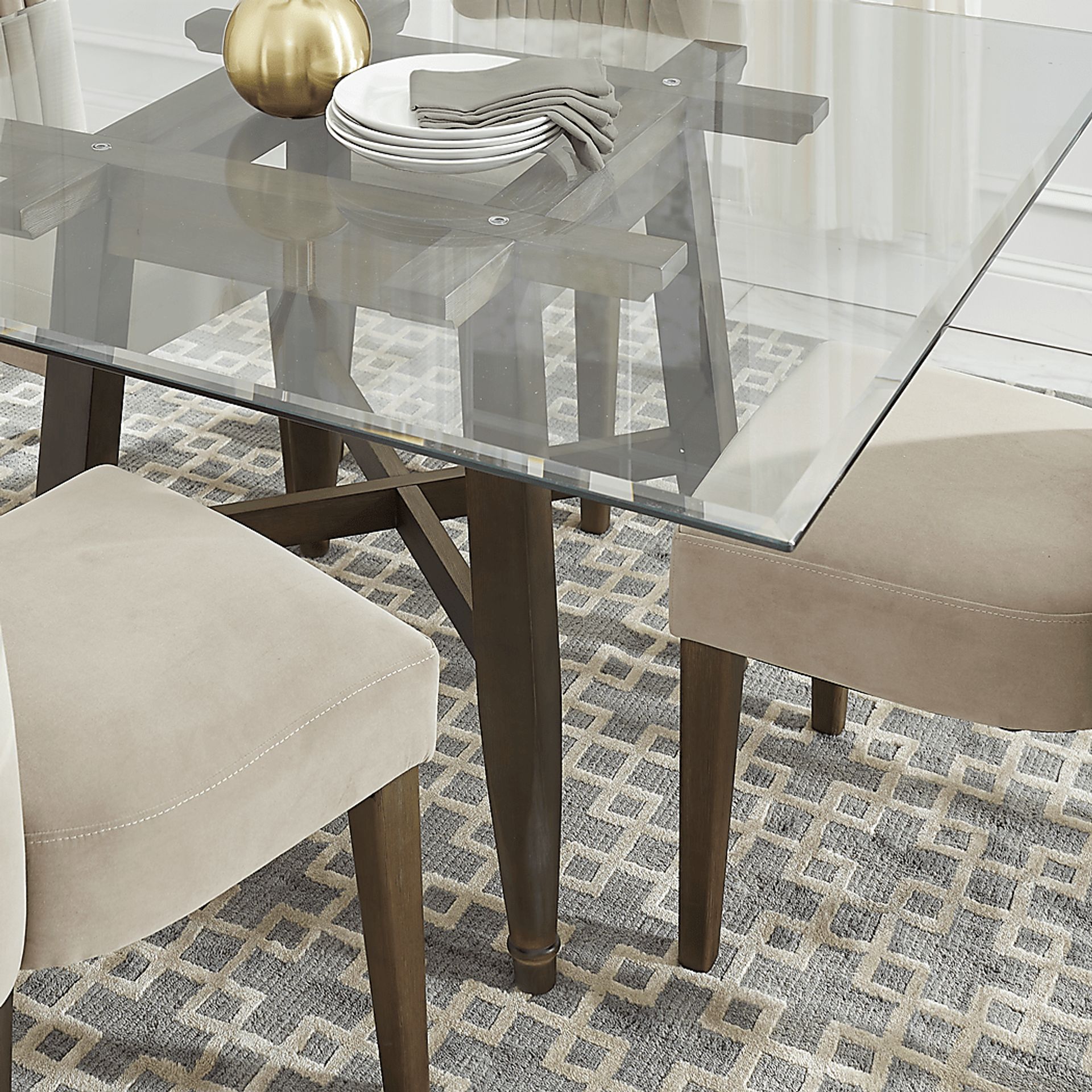Woodland Avenue Brown Square Dining Table - Image 2