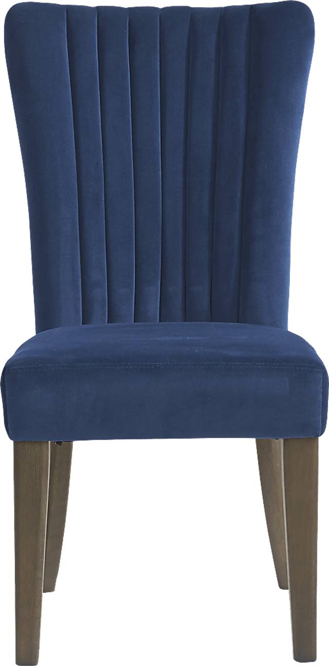 Woodland Avenue Brown 5 Pc Round Dining Set with Sapphire Chairs - Thumbnail - Image 5