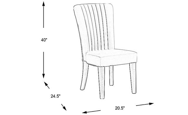 Dimension Image. Please refer to the Dimension Tab on this page for dimension details.