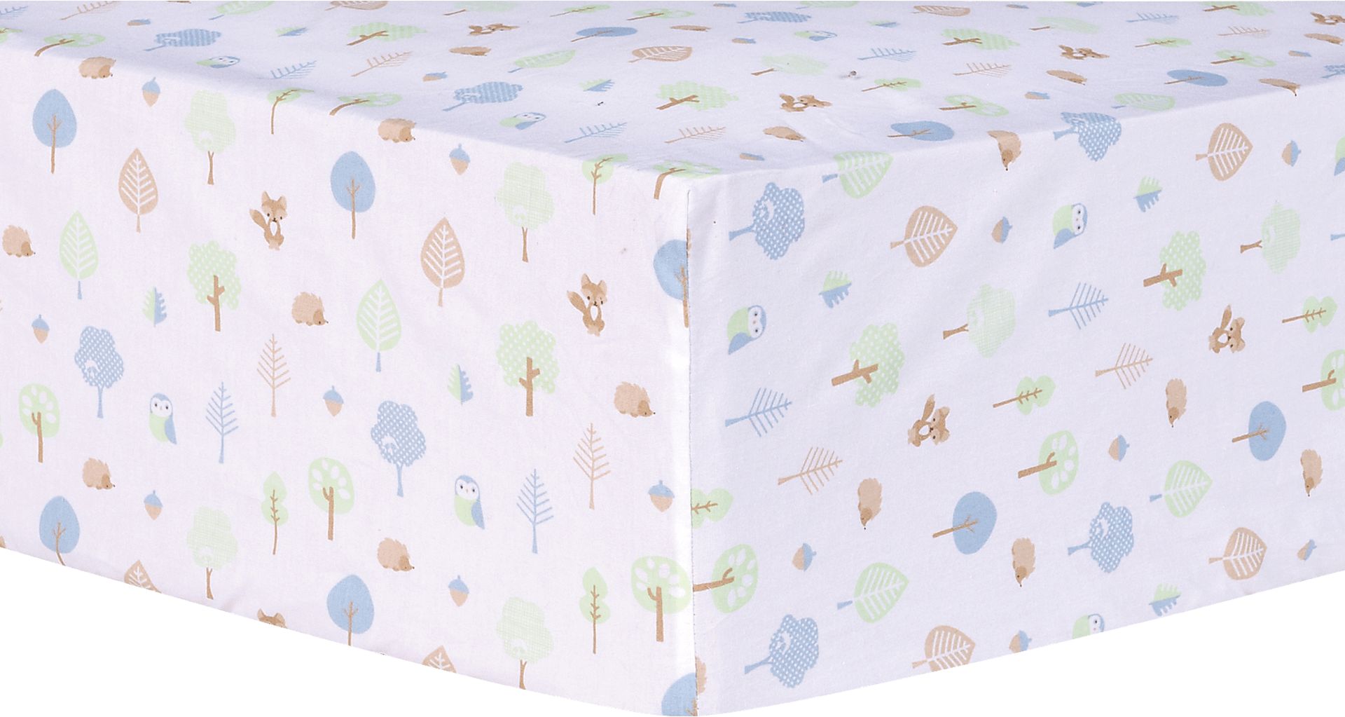 Woodland Storytime Blue 6 Pc Baby Bedding Set - Image 5