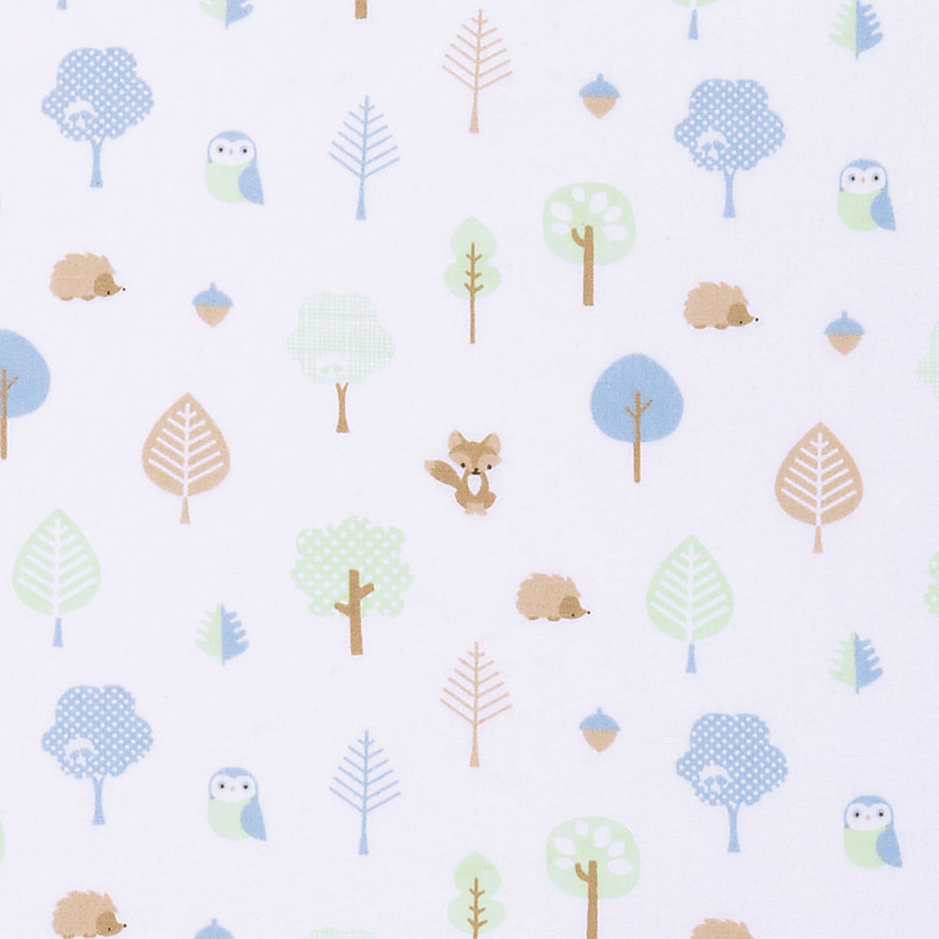 Woodland Storytime Blue 6 Pc Baby Bedding Set - Image 6