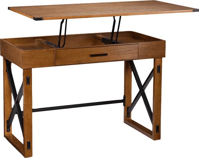 Woodleigh Brown Desk - Thumbnail - Image 2