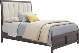 3 pc king upholstered sleigh bed
