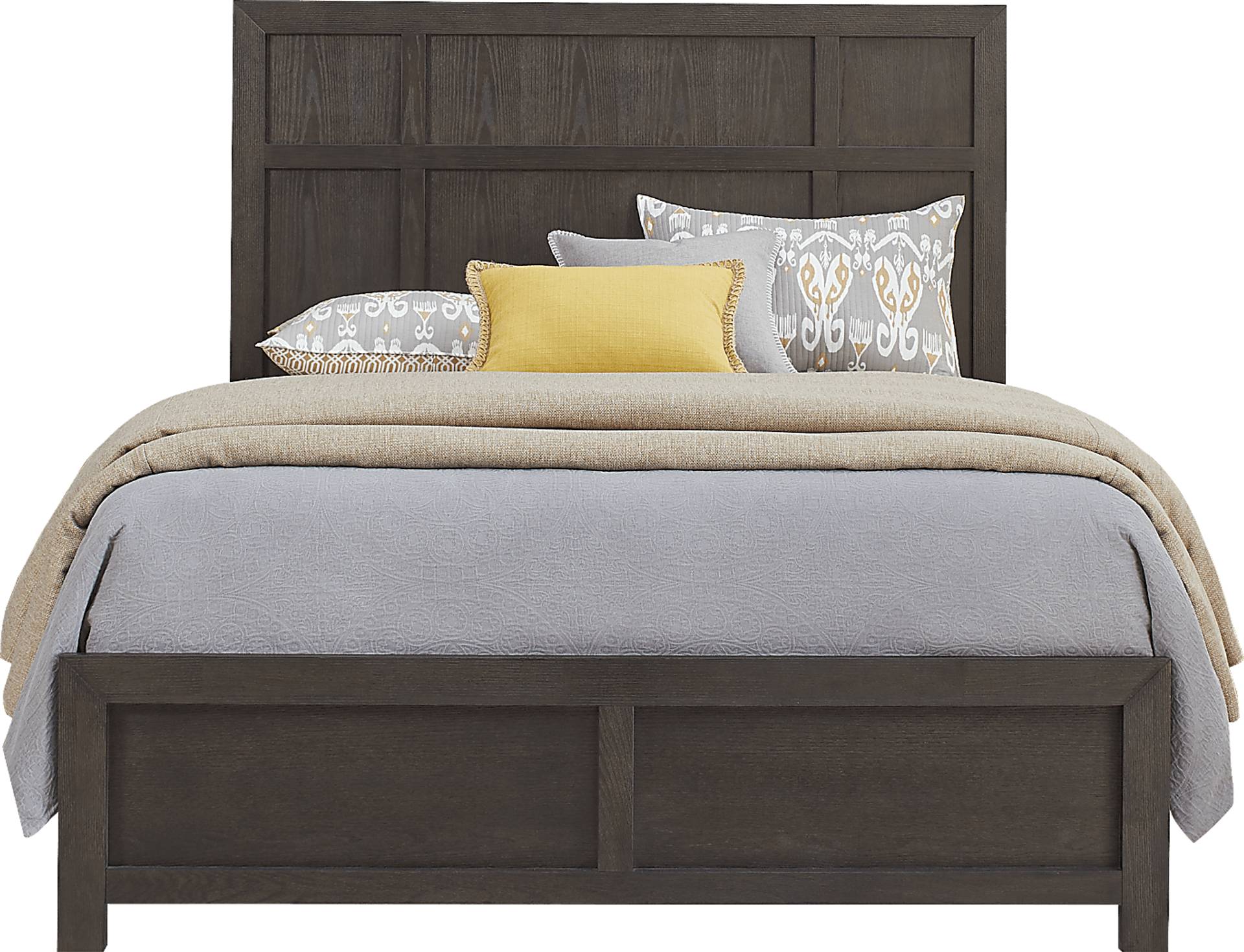 3 pc queen panel bed