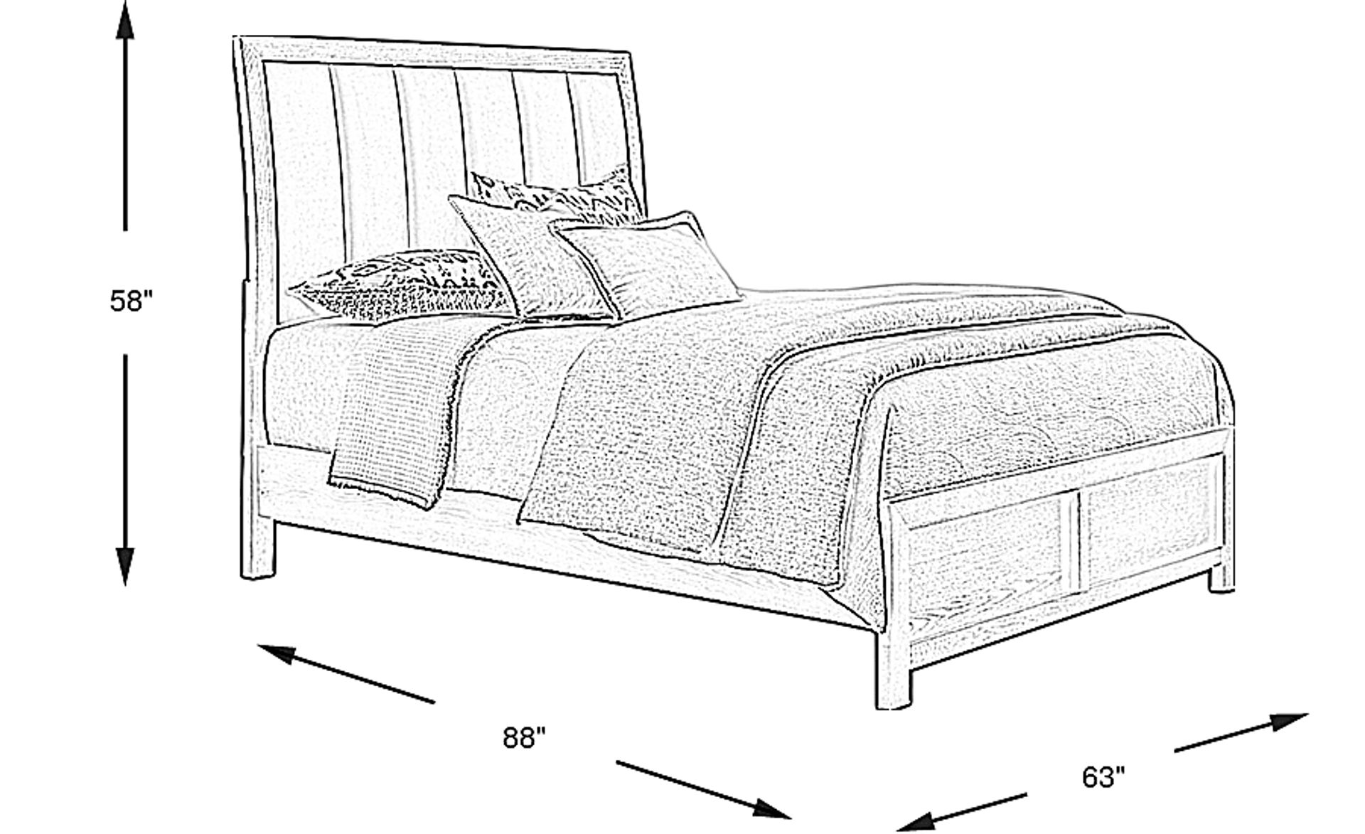Dimension Image. Please refer to the Dimension Tab on this page for dimension details.