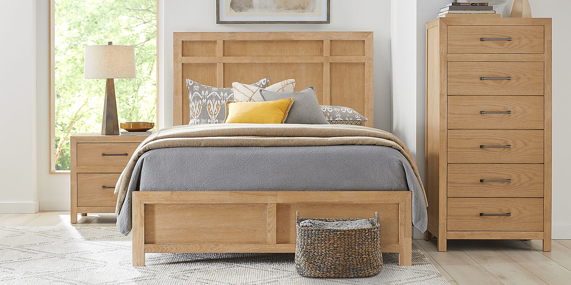 Woodley Natural Nightstand - Image 2