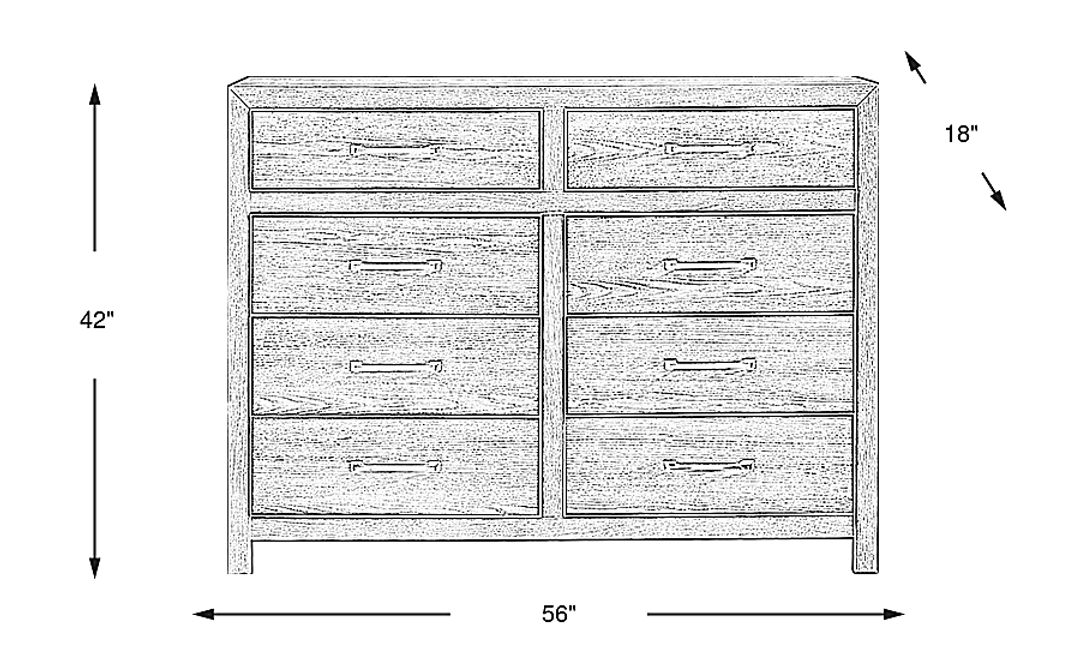 Woodley Natural Dresser