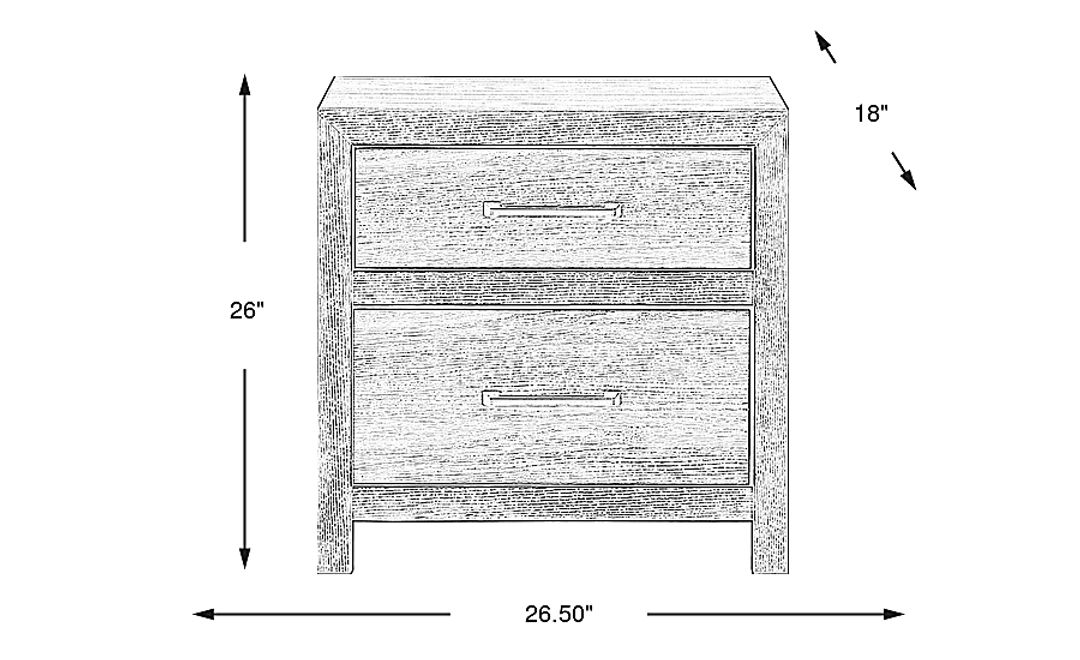 Woodley Natural Nightstand