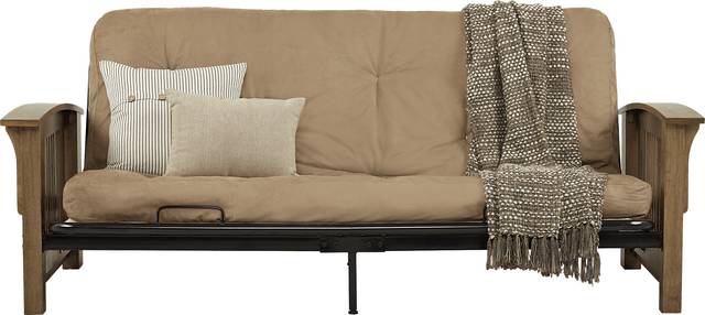 Woodlyn Light Brown Futon - Thumbnail - Image 2