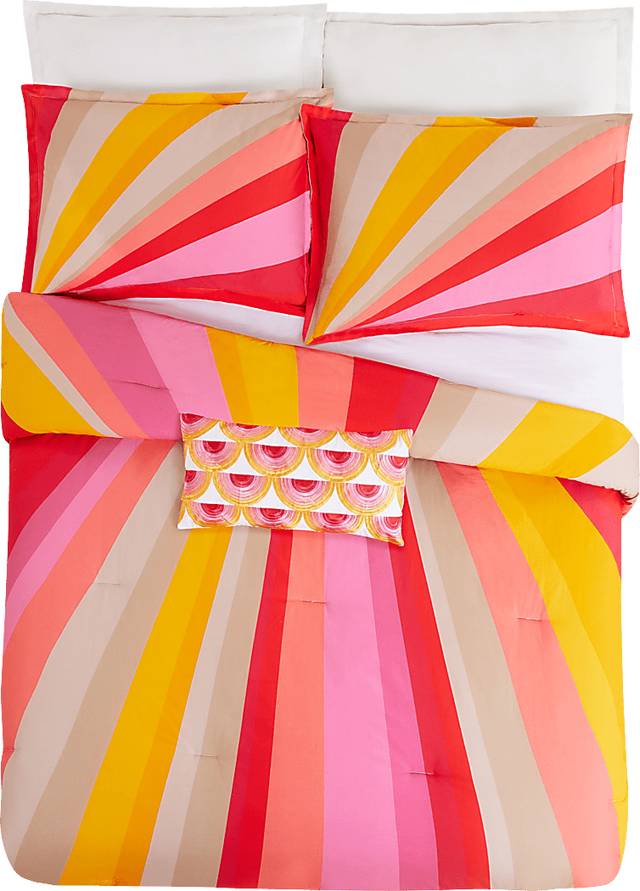 Woodpointe Pink 3 Pc King Duvet Set - Thumbnail - Image 3