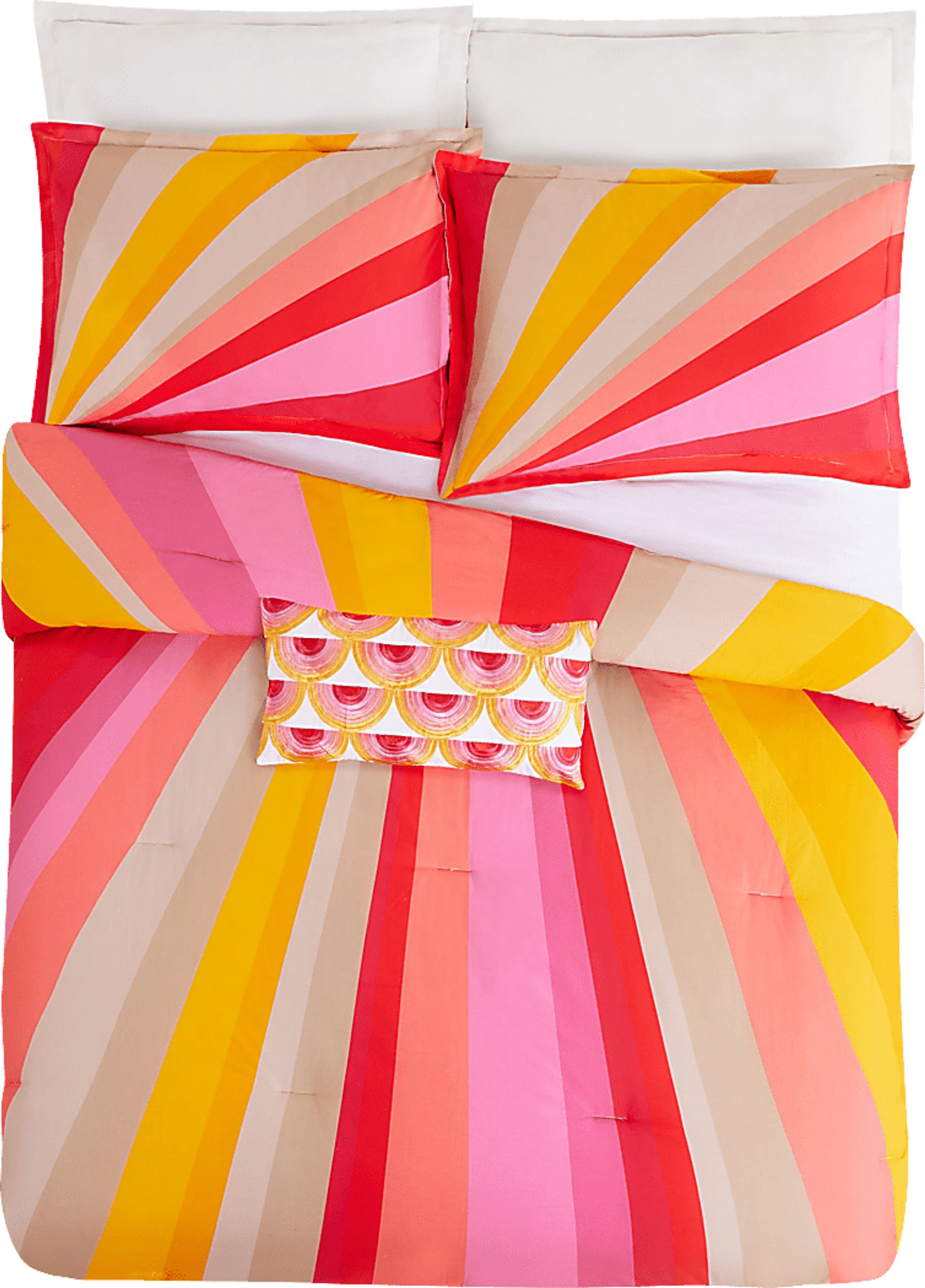 Woodpointe Pink 3 Pc King Duvet Set - Image 3