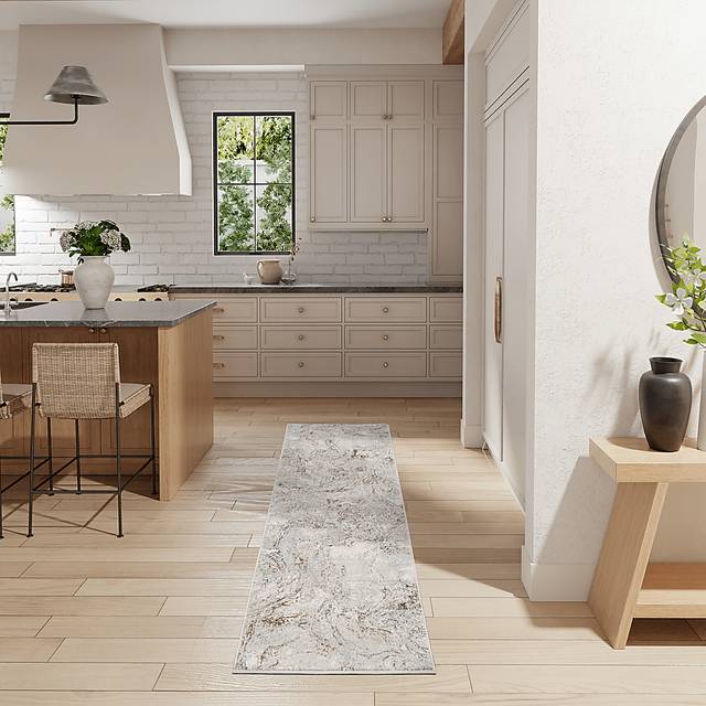 Woodport Gray 2'3 x 7'6 Runner Rug - Thumbnail - Image 2