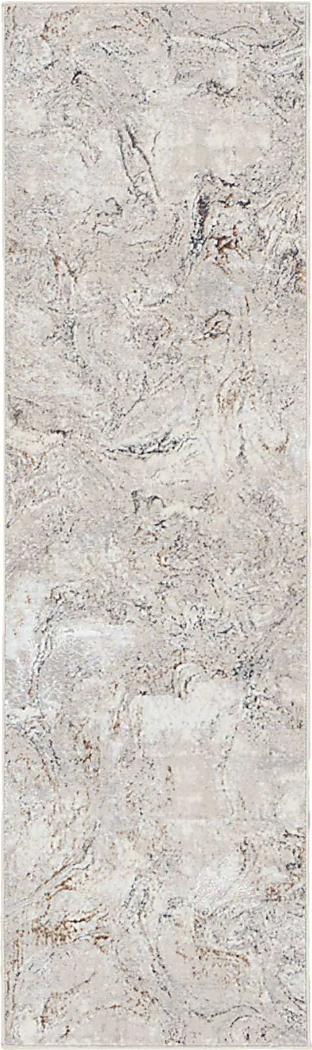 Woodport Gray 2'3 x 7'6 Runner Rug - Thumbnail - Image 1