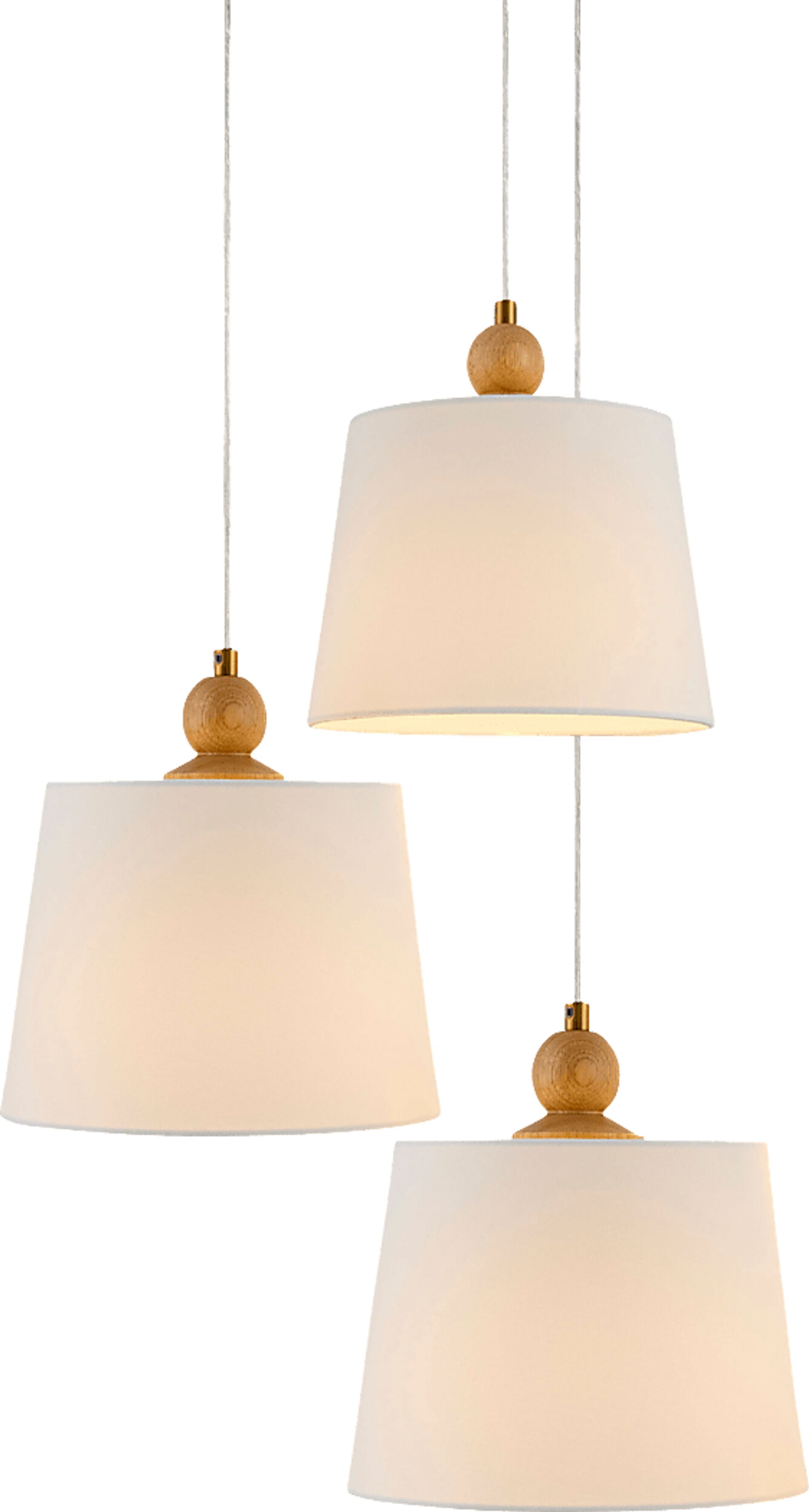 Woodren Circle Brown Chandelier - Image 2