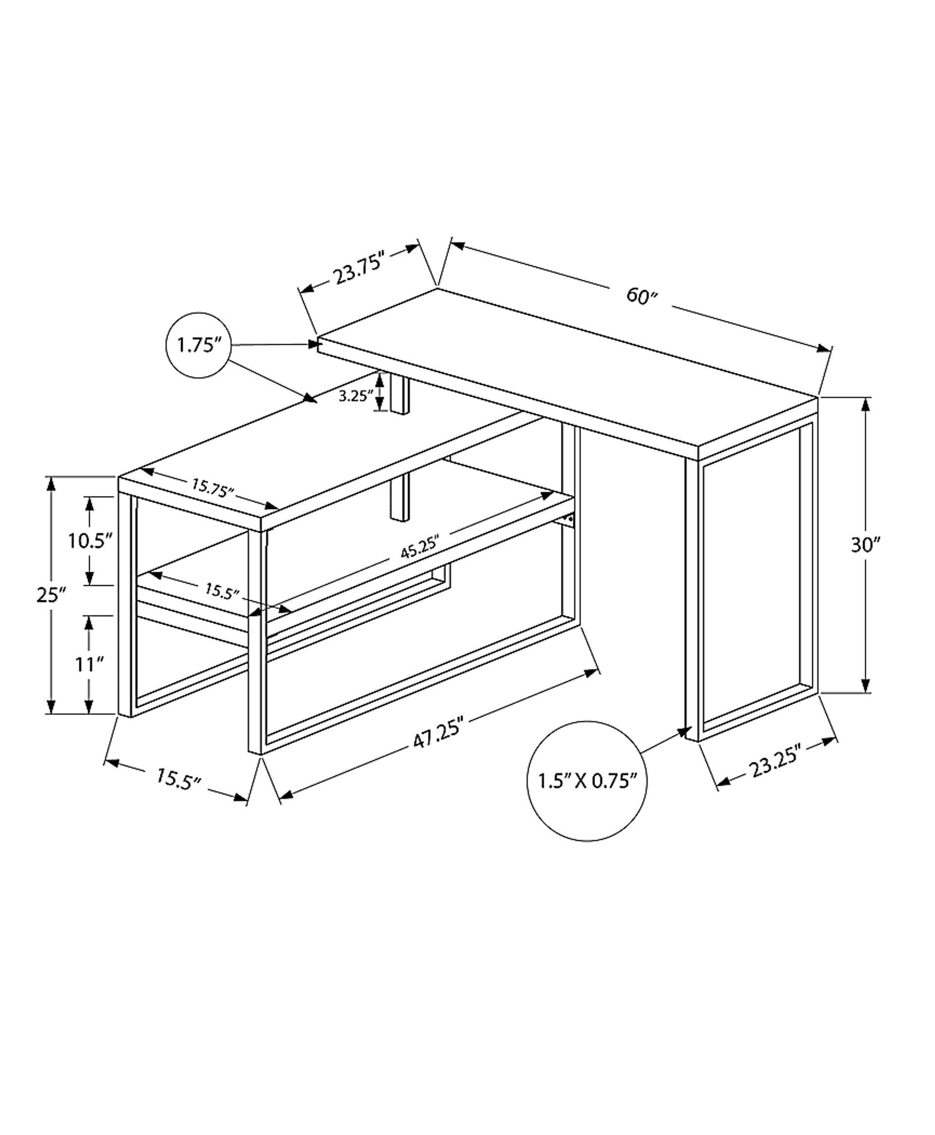 Woodrill Gray Desk - Image 11