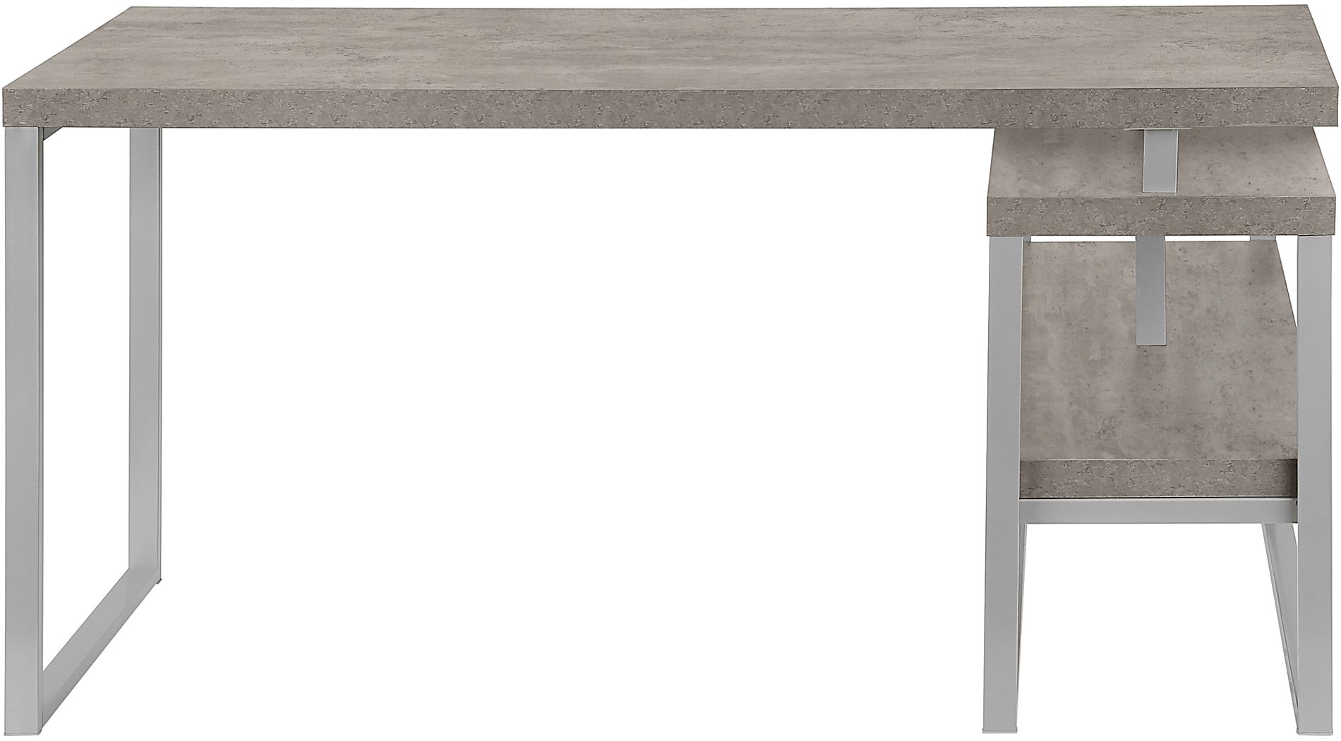 Woodrill Gray Desk - Thumbnail 4
