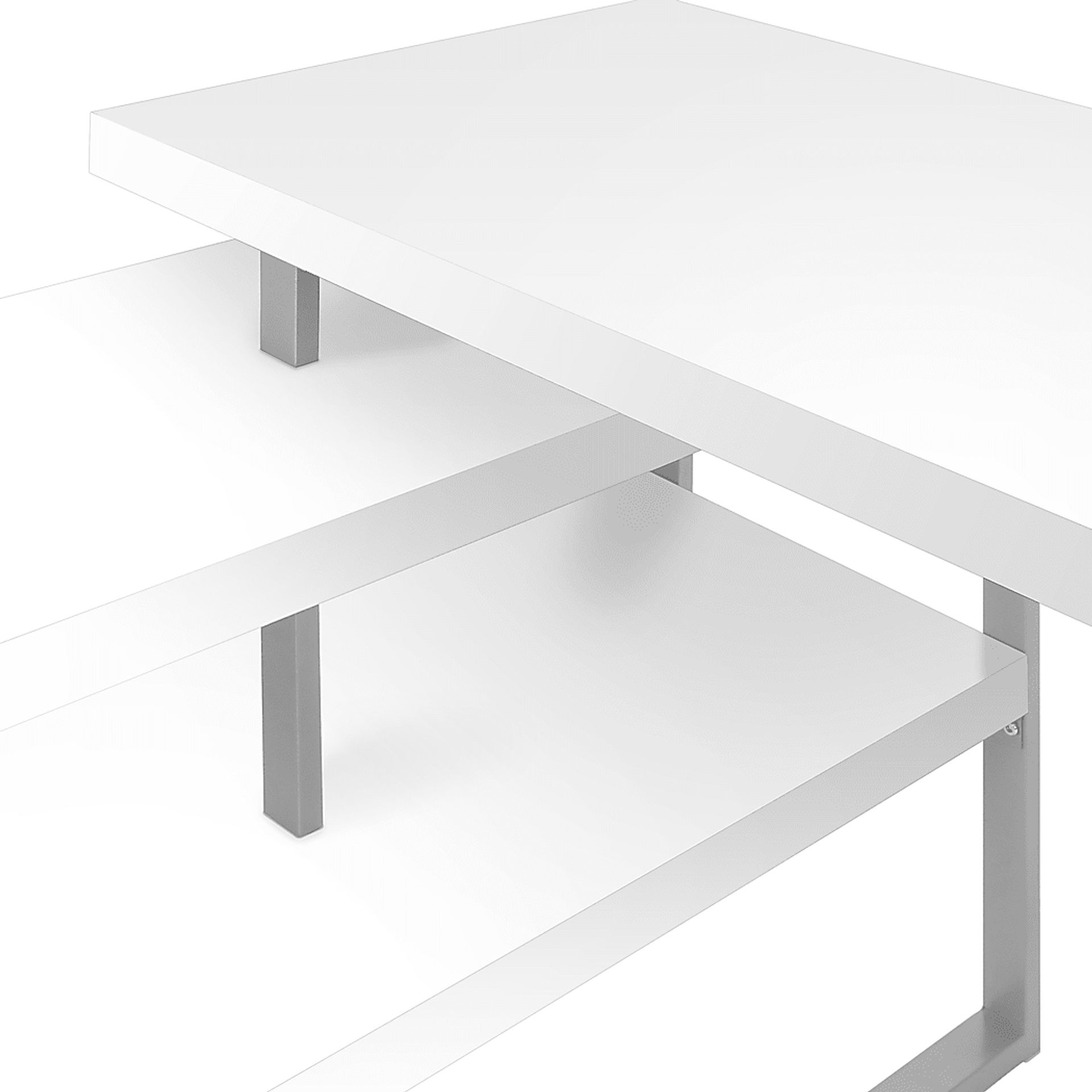 Woodrill White Desk - Image 7