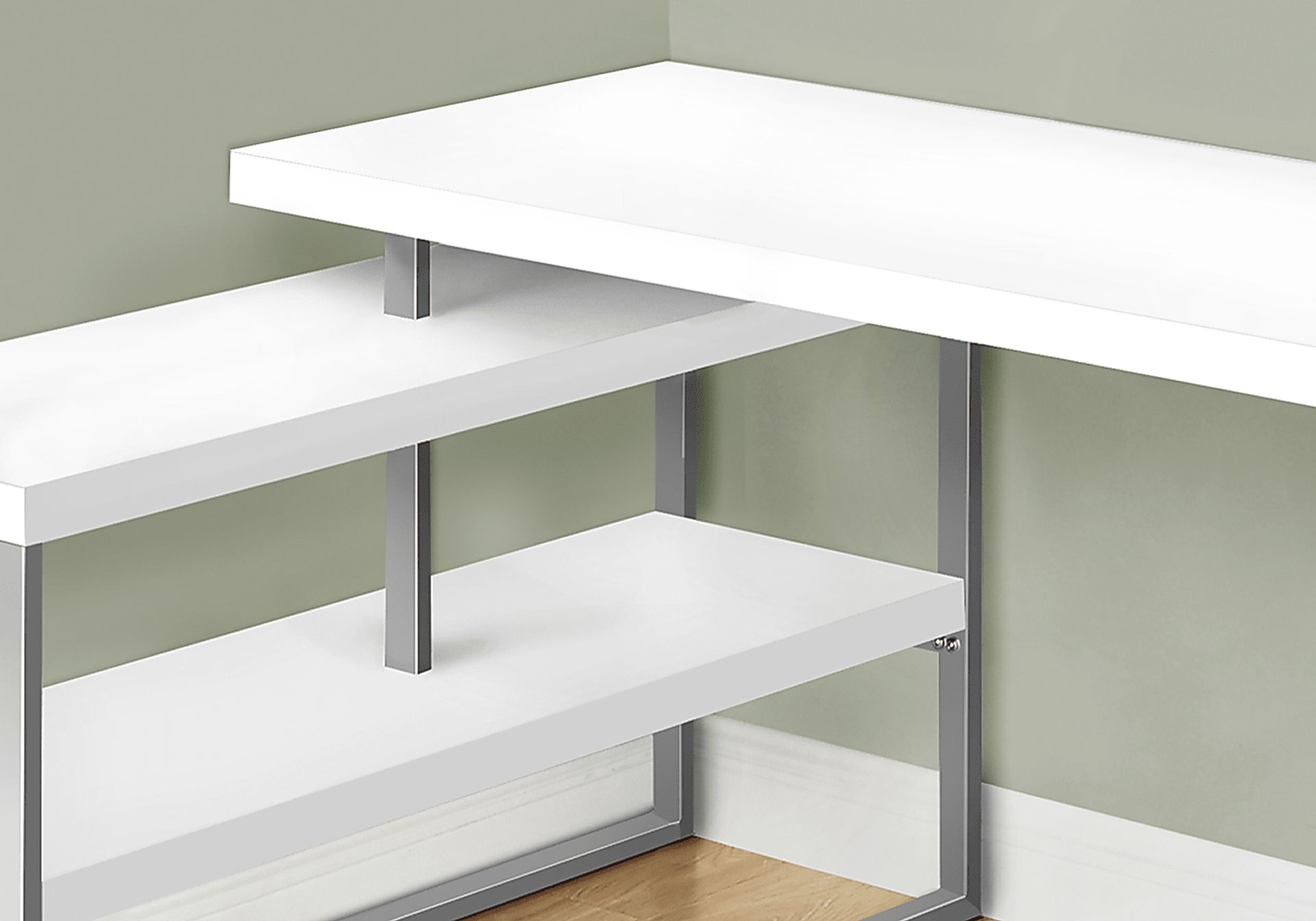 Woodrill White Desk - Image 9