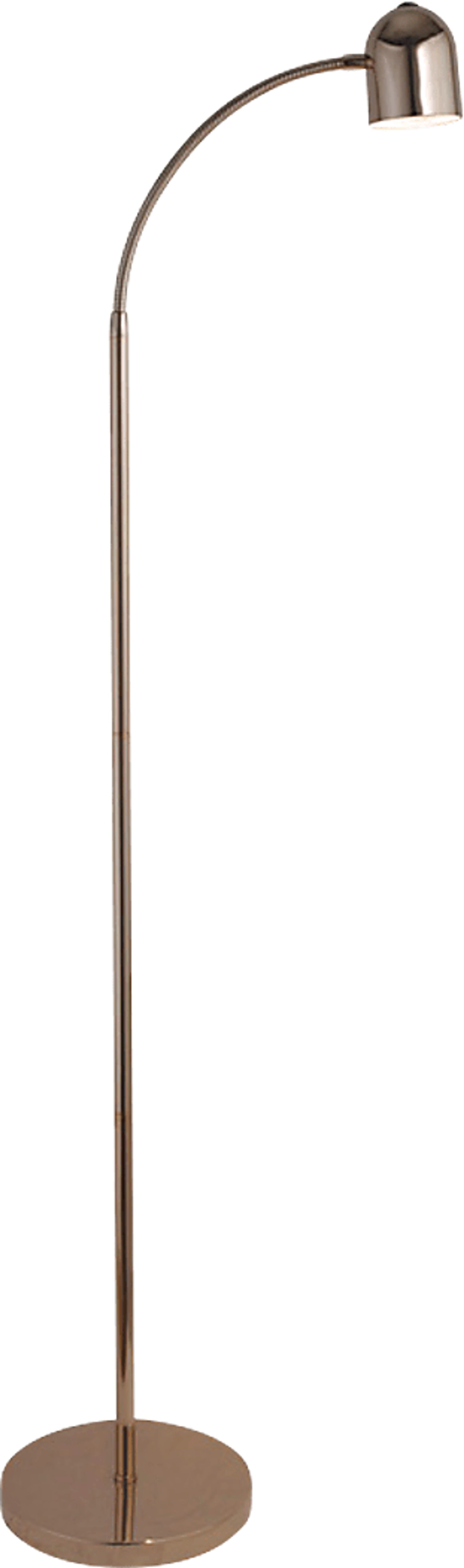 Woodrow Cave Gold Floor Lamp - Image 1