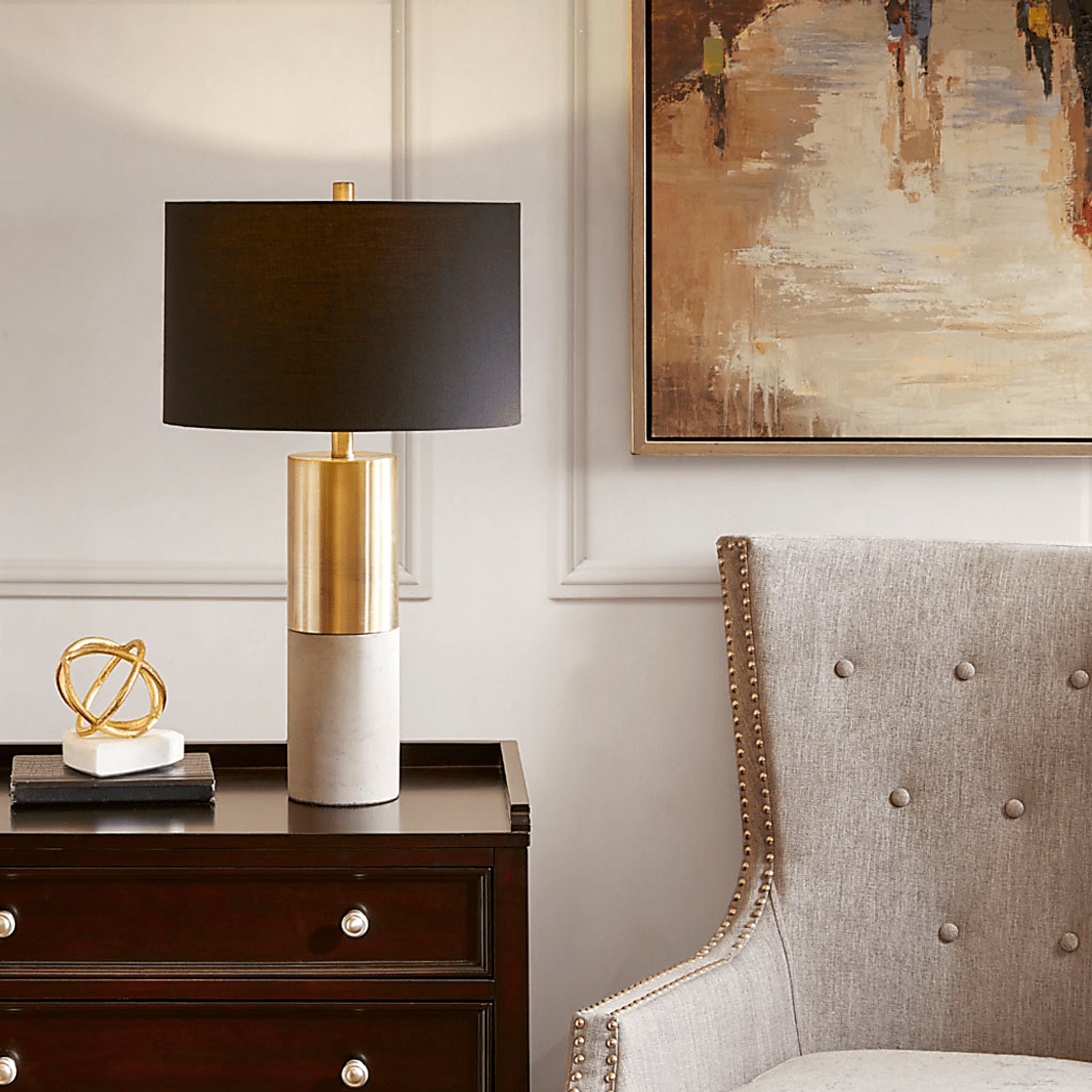 Woodrow Hills Black Lamp - Image 5